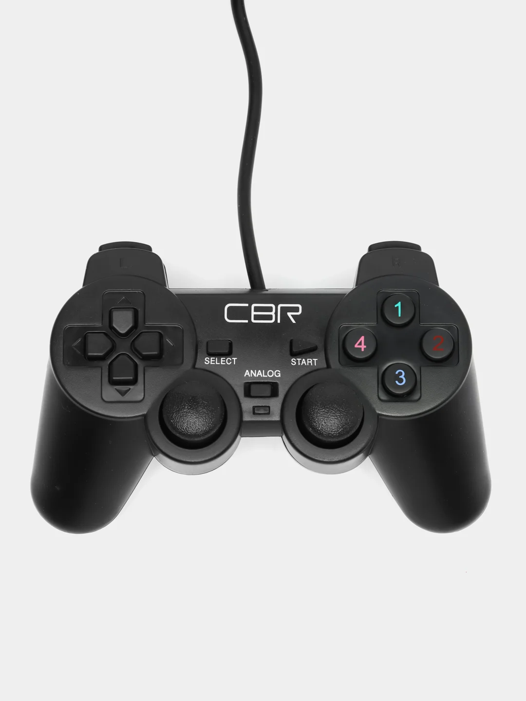 Черный геймпад CBR CBG-950 для ПК / PS2 / PS3, 2 вибромотора
