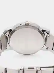 Серебряный мужские наручные часы в подарочной упаковке под кожу