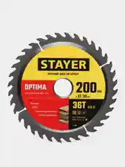 Диск пильный по дереву STAYER OPTIMA оптимальный рез круг для пилы диск для циркулярной