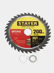 Диск пильный по дереву STAYER OPTIMA оптимальный рез круг для пилы диск для циркулярной