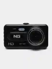 Видеорегистратор Full HD, с 2 камерами, 150 г, дисплей 4", Micro-SD, 12/24 В 3.4М, 717-009