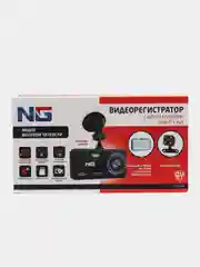 Видеорегистратор Full HD, с 2 камерами, 150 г, дисплей 4", Micro-SD, 12/24 В 3.4М, 717-009