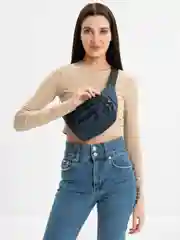 Синий сумка на пояс унисекс
