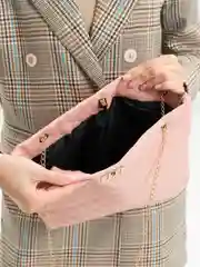 Коралловый меланж сумка женская