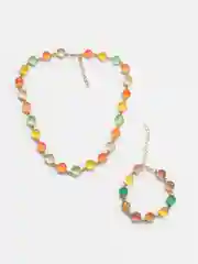 Комплект: бусы, браслет Lollypops