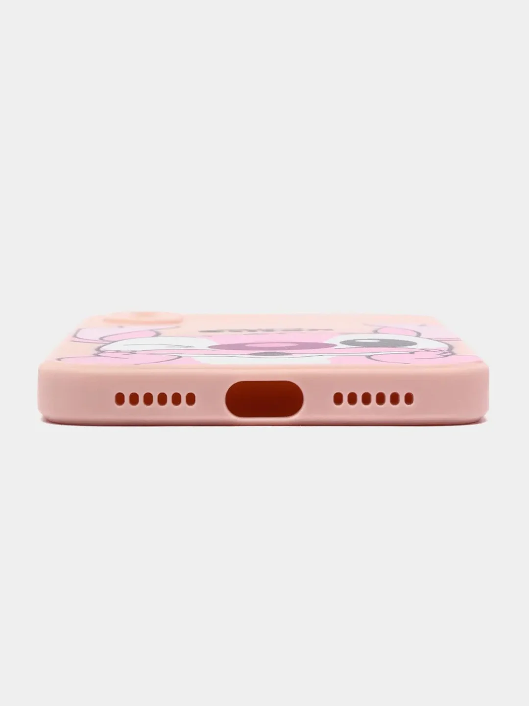 Фиолетовый чехол с принтом на iPhone XS