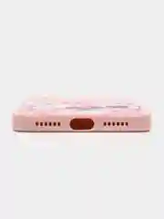 Фиолетовый чехол с принтом на iPhone XS