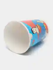Superman, набор бумажных стаканов, желтый лого, 6 шт, 250 мл