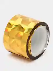 Желтый клейкая голографическая лента, 12 мм x 2 м
