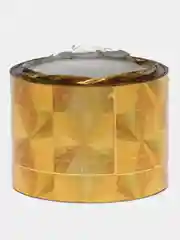 Желтый клейкая голографическая лента, 12 мм x 2 м