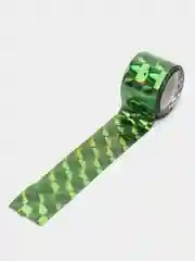 Лайм клейкая голографическая лента, 12 мм x 2 м
