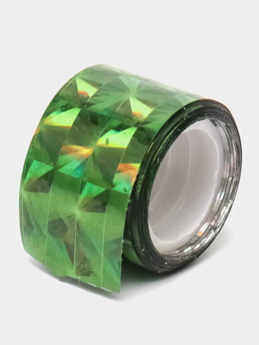 Лайм клейкая голографическая лента, 12 мм x 2 м