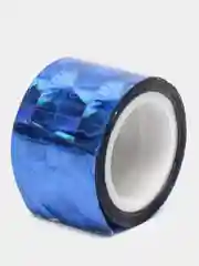 Синий клейкая голографическая лента, 12 мм x 2 м