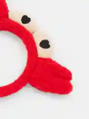 Алый мягкий аниме ободок