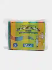 Губка для посуды "Помощница MAXI", 5 штук