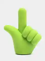 Зеленый ластик фигурный "Жесты"