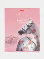 Тетрадь 40 листов в клетку PINK, обложка мелованный картон, матовая ламинация
