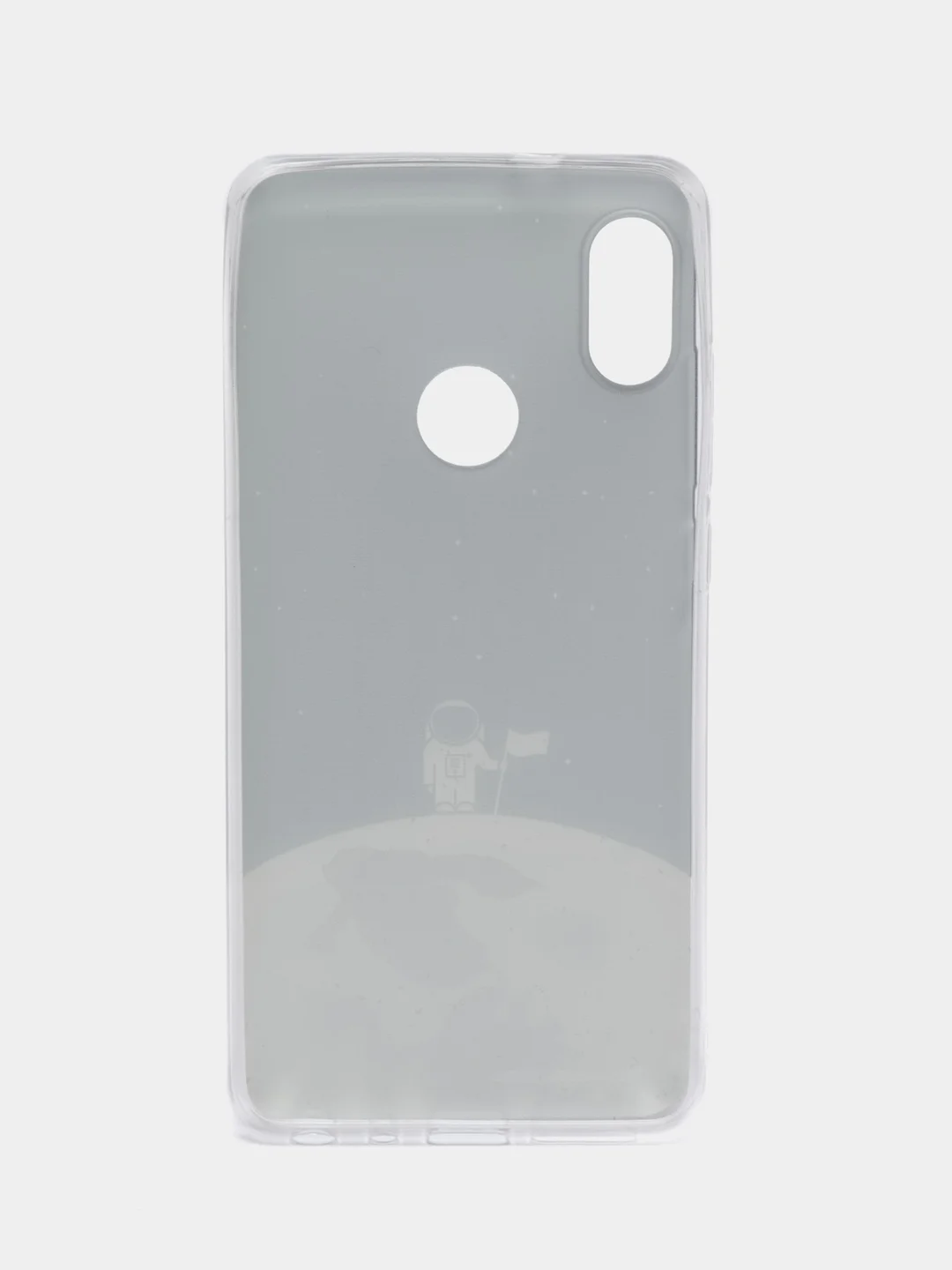 Серебряный чехол на Xiaomi Redmi Note 5/Note 5 Pro / Сяоми Редми Нот 5/5 Про прозрачный, с рисунком