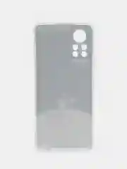 Серебряный силиконовый чехол на Infinix HOT 11S NFC / Инфиникс Хот 11S NFC прозрачный, с рисунком