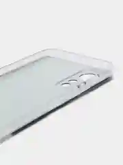 Серебряный силиконовый чехол на Infinix HOT 11S NFC / Инфиникс Хот 11S NFC прозрачный, с рисунком
