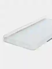 Серебряный силиконовый чехол на Infinix HOT 11S NFC / Инфиникс Хот 11S NFC прозрачный, с рисунком