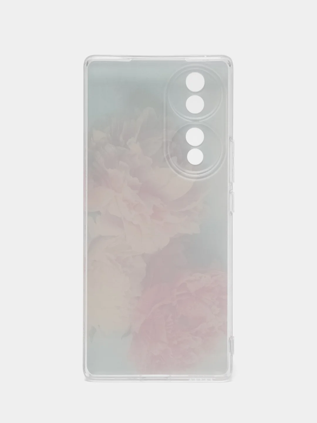 Конфетный силиконовый чехол на Honor 70 / Хонор 70 прозрачный, с рисунком, защита камеры