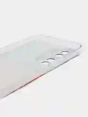 Бордовый силиконовый чехол на Honor 70 / Хонор 70 прозрачный, с рисунком, защита камеры