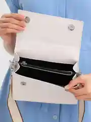Бежевый сумка женская, через плечо, из экокожи, кросс боди клатч