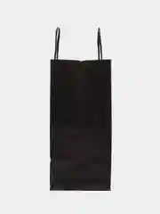 Черный пакет с кручен. ручками "Мечтай", крафт 80 г, 250*220*120