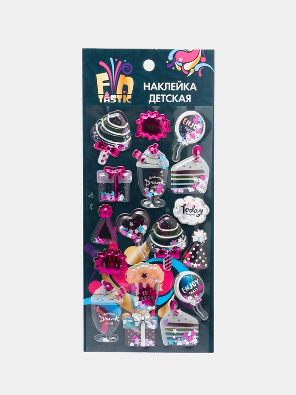 503387 FNtastic наклейка детская, 17,5 х 7 см, пластик