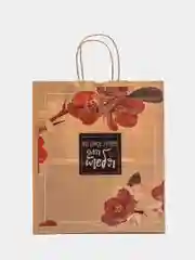 Алый пакет с кручен. ручками "Мечтай", крафт 80 г, 250*220*120