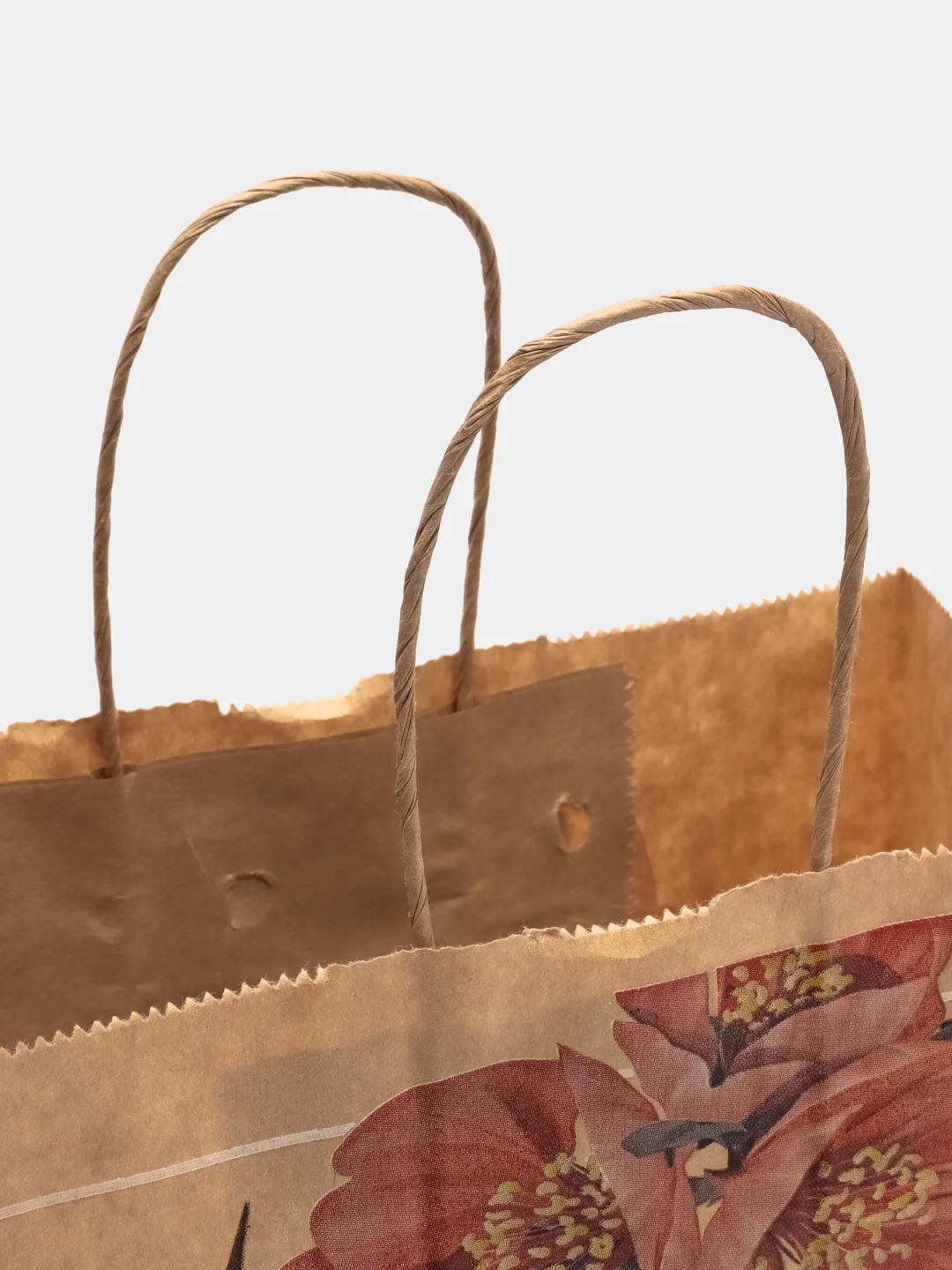 Алый пакет с кручен. ручками "Мечтай", крафт 80 г, 250*220*120