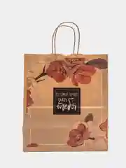 Алый пакет с кручен. ручками "Мечтай", крафт 80 г, 250*220*120
