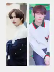 Бежевый дакимакура мини TXT K-Pop