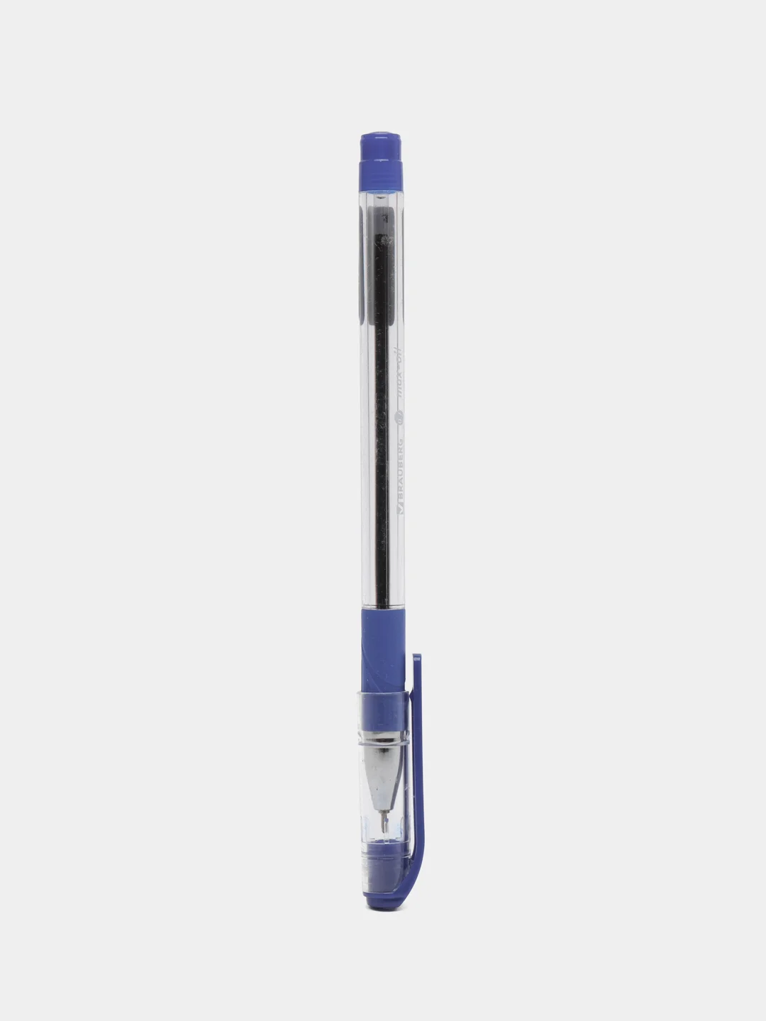 Ручка шариковая 0,7 мм, BRAUBERG Max-oil, с резиновым упором, масляные чернила синие
