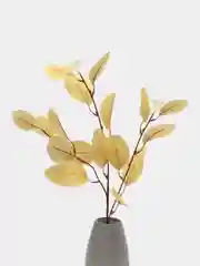 Желтый веточка эвкалипта, искусственные цветы