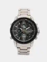 Серебряный спортивные, мужские часы Joefox