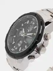 Серебряный спортивные, мужские часы Joefox