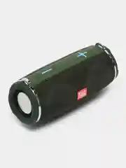 Зеленый портативная беспроводная Bluetooth колонка Charge 5 со светомузыкой