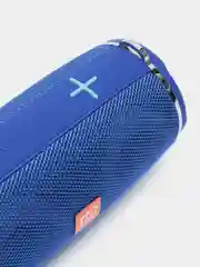 Синий портативная беспроводная Bluetooth колонка Charge 5 со светомузыкой