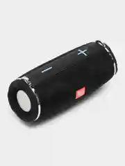 Черный портативная беспроводная Bluetooth колонка Charge 5 со светомузыкой