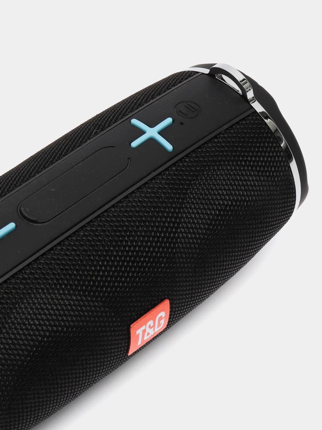 Черный портативная беспроводная Bluetooth колонка Charge 5 со светомузыкой