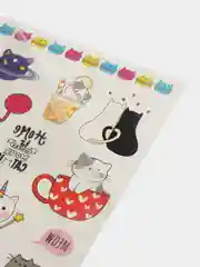 Наклейки - татуировки "Котики", 3 листа