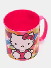 Кружка пластиковая (для СВЧ, 350 мл). Hello Kitty Сердечки