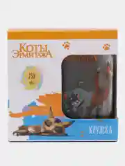 Кружка "Коты Эрмитажа", "Защитники Эрмитажа", в подарочной упаковке, 230 мл, стекло
