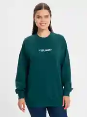 Тёмно-зелёный толстовка худи свитшот  женский