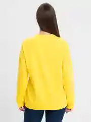 Желтый толстовка худи свитшот  женский