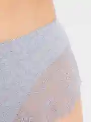 Серый трусы женские, кружевные