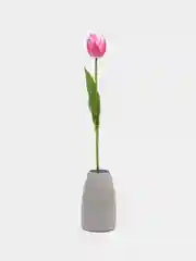 Розовый искусственные цветы, тюльпаны