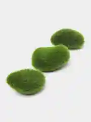 Зеленый камень моховый, искусственный мох